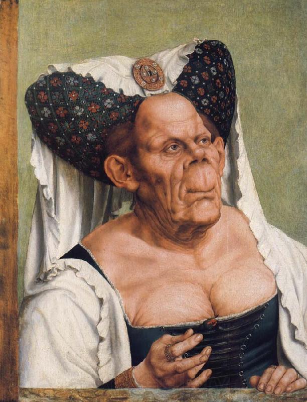 Quentin Massys Portrait of a Grotesque Old Woman Germany oil painting art